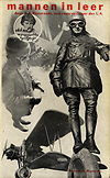 click to enlarge: Brusse, Wim (photomontage cover) / Koenraads, A. F. mannen in leer. Roman van een militair vlieger.