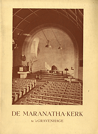 Aalders, W. - De Maranantha-kerk te 's -Gravenhage.