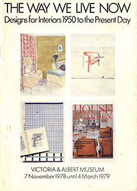 Timmers, Margaret - The way we live now. Designs for Interiors 1950 to the Present Day.