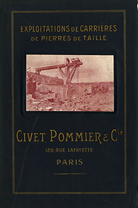 Civet, Pommier - Esploitations de Carrières de Pierre de Taille.
