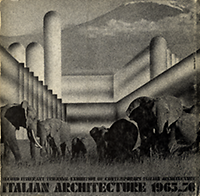 Dezzi Bardeschi, Marco (editor) - Italian Architecture 1965- 70. Second itinerant triennial exhibition of contemporary italian architecture. Promoted by IsMEO, Istituto italiano per il Medio ed Estremo Oriente.