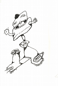 Lucebert - Jandl en roth.  Verschijnt ter gelegenheid van het slaan van de eerste paal voor het Amstelveens Museum voor Moderne Kunst.