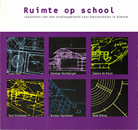 Visser, Marc. A. / Pflug, Margriet / compilers - Ruimte op school: resultaten van een studieopdracht voor basisscholen in Almere.