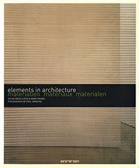 Pasnik, Mark - elements in architecture materialien materiaux  materialen