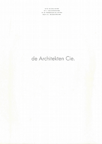 Weeber, Carel / et al - De Architekten Cie.