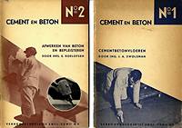 Schuitema, Paul - Cement en Beton, a complete set of 10 volumes.