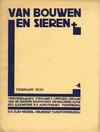click to enlarge: Hardeveld, J. M. van / et al (editors) Van Bouwen en Sieren, 4, februari 1930.