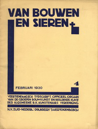 Hardeveld, J. M. van / et al (editors) - Van Bouwen en Sieren, 4, februari 1930.