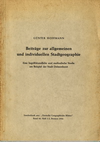 click to enlarge: Hoffmann, Günther Beiträge zur allgemeinen und individuellen Stadtgeographie. Eine begriffskundliche und methodische Studie am Beispiel der Stadt Delmenhorst.