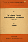 click to enlarge: Reese, Armin Die Rolle der Historie beim Aufstieg des Welfenhauses 1680-1714.