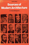click to enlarge: Sharp, Dennis Sources of Modern Architecture. A Critical Bibliography.