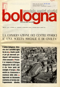 Cionci, Alarico / et al (editors) - Bologna, notizie del comune, speciale centri storici. La conservazione dei centri storici e' una scelta sociale e di civilta' .