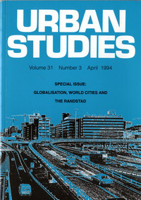 Lever, W. F. / et al (editors) - Urban Studies. An international Journal for Research in Urban adn Regional Studies. Special issue: Globalisation, World Cities and The Randstad.