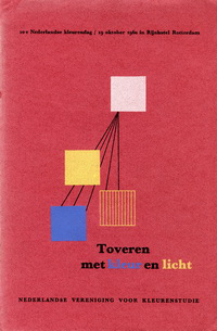 N.V.V.K. - Verslag van de rode Nederlandse Kleurendag. Georganiseerd door de Nederlandse Vereniging voor Kleurenstudie op 19 oktober in Rijnhotel Rotterdam.
