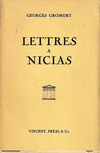 click to enlarge: Gromort, Georges Lettres à Nicias. Entretiens familière sur l'enseignement de l' Architecture