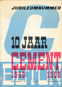 Schuitema, Paul / Candela, Felix / et al - 10 jaar cement 1949-1959. Jubileumnummer.