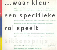 Timmer, Petra / et al - waar kleur een specifieke rol speelt. Sikkensprijs.