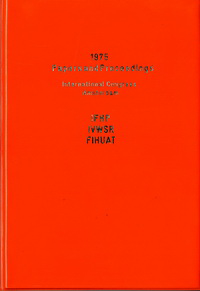 IFHP / FIHUAT / IVWSR - International Congress 1975: Papers and Proceedings, volume 2. Integrated Planning and Plan Implementation in Urban Areas.