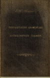 click to enlarge: Moolenaar, L. M. Een theoretische grondslag voor de afmetingen, verhoudingen en karakteriseering voor Bouwkunstige Vormen, Hand- en Leerboek.