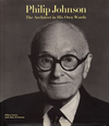 click to enlarge: Lewis, Hilary / O' Connor, John Philip Johnson. The Architect in His Own Words.