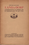click to enlarge: Leonard, Edward Land & Dorp. Aanteekeningen en Wenken ter overweging bij het bouwen en heropbouwen op het land.