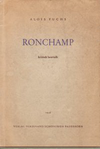 click to enlarge: Fuchs, Alois Die Wallfahrtskapelle Le Corbusiers in Ronchamp kritisch beurteilt.