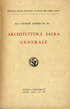 click to enlarge: Astorri, Giuseppe Architettura Sacra Generale.