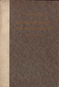 Hoepfner, K. A. - Grundbegriffe des Städtebaues.