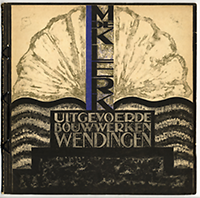 Kramer, P. L. - Wendingen, nummer 9 en 10 van de 6de serie 1924, geheel gewijd aan de uitgevoerde bouwwerken van architect M. de Klerk