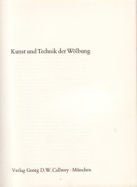 Hart, Franz - Kunst und Technik der Wölbung.