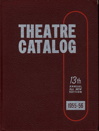 Farber, Arnold (editor) - Theatre Catalog 1955 - 56.