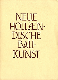 Brandes, Gustav - Neue Hollaendische Baukunst.