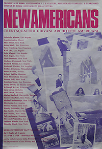 Tipografia Operaia Romana - New Americans. Trentaquattro Giovani Architetti Americani.