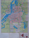 click to enlarge: Vermeij, J. (editor) Plattegrond van Amsterdam en Tuinsteden: Slotermeer. Geuzenveld, Buitenveldert, Osdorp, Westlandgracht, Overtoomseveld en Slotervaart. Schaal: 1: 19000.