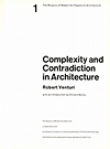 click to enlarge: Venturi, Robert Complexity and Contradiction in Architecture.