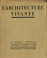 Badovici, Jean (editor) - L'Architecture Vivante, automne & hiver 1923.