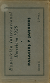 click to enlarge: NN Exposición Internacional Barcelona 1929. Palacios y Jardines, serie II.