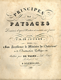Jonghe, J. B. de - Principes de Paysages. Dessines d apres Nature et executes sur pierre.
