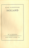 click to enlarge: Scheffler, Karl Holland.