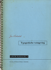 Tschichold, Jan - Typografische vormgeving.