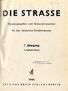 click to enlarge: Heiß, Friedrich Die Strasse.