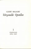 click to enlarge: Bekaert, Geert Stapstenen 1950 - 1965.