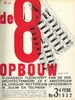 Original covers of de 8 en Opbouw publications for the periodical de8enOpbouw magazine